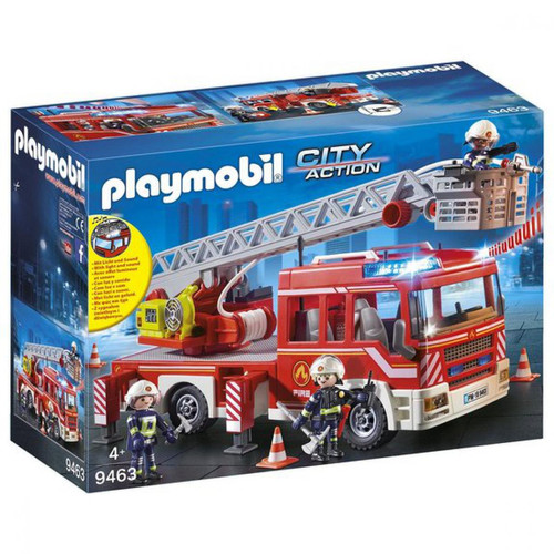 Playmobil - Camion pompiers échelle pivotante Playmobil City Action 9463 