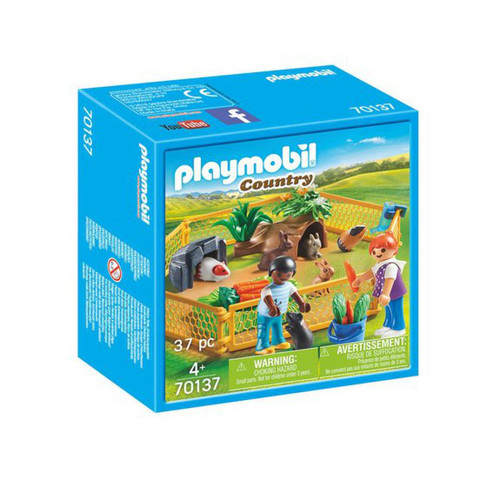 Playmobil - Enfants avec petits animaux Playmobil Country 70137 - Jeux de construction