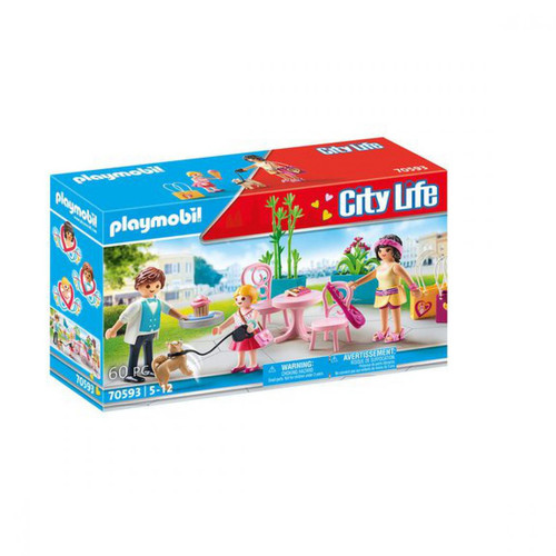 Playmobil - Espace café Playmobil City Life 70593 - Playmobil