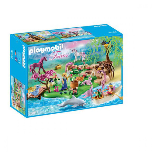 Playmobil - Ile avec fée et animaux enchantés Playmobil Fairies 70167 