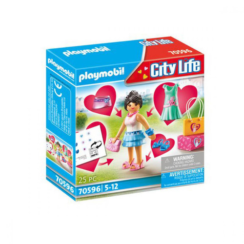 Playmobil - Jeune fille stylée Playmobil City Life 70596 - Playmobil