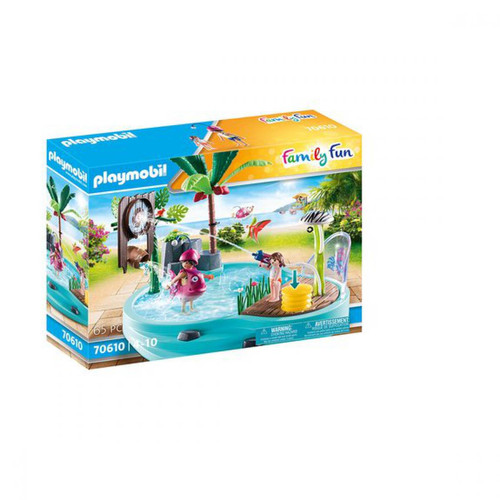 Playmobil - Piscine avec jet d'eau Playmobil Family Fun 70610 - Jeux de construction