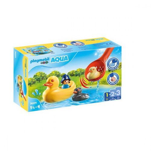 Playmobil - Playmobil 1.2.3 Aqua famille de canards et enfant 70271 - Playmobil