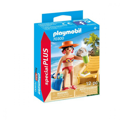 Playmobil - Playmobil Spécial Plus Vacancière avec Transat 70300 - Playmobil