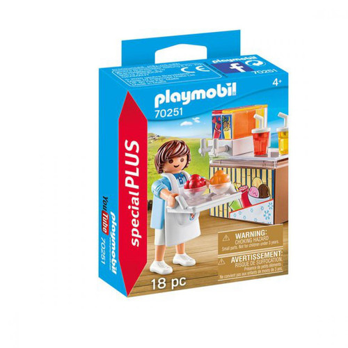 Playmobil - Playmobil Spécial Plus vendeur de sorbets 70251 - Playmobil