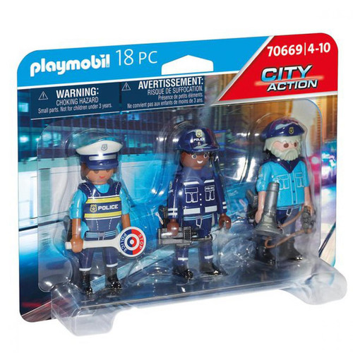 Playmobil - Police équipe de police Playmobil City Action 70669 