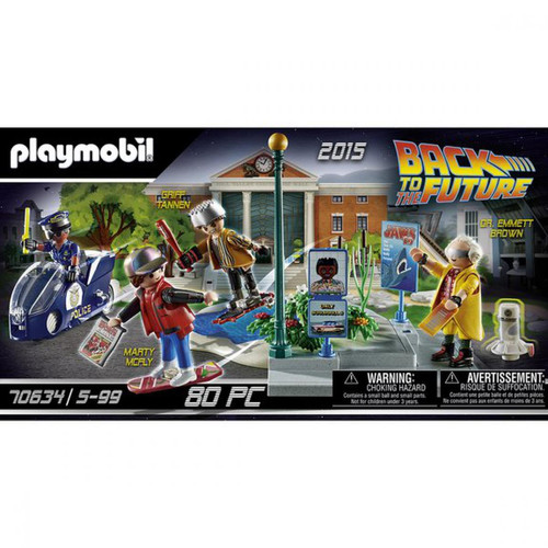 Playmobil - Retour vers le futur - Course d'hoverboard Playmobil 70634 - Jeux de construction