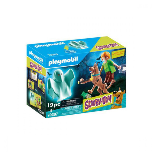 Playmobil - SCOOBY-DOO! Scooby & Sammy avec fantôme Playmobil 70287 - Jeux de construction