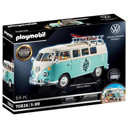 Playmobil - Volkswagen T1 Combi - Edition spéciale Playmobil 70826 