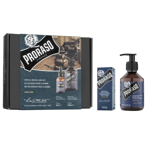 Proraso - Pack Barbe Duo Baume + Shampooing Azur Lime - Proraso