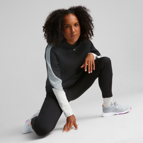 Puma - Jogging ajusté noir en coton EVO HG - Le sport femme