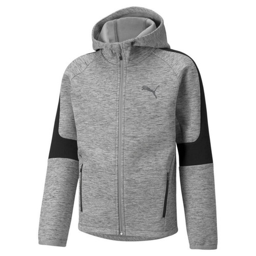 Puma - Sweatshirt en coton gris EVS CR - Pull / Gilet / Sweatshirt enfant