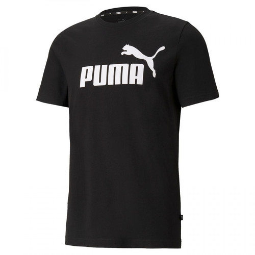 Tee-shirt homme FD ESS LOGO noir en coton Puma