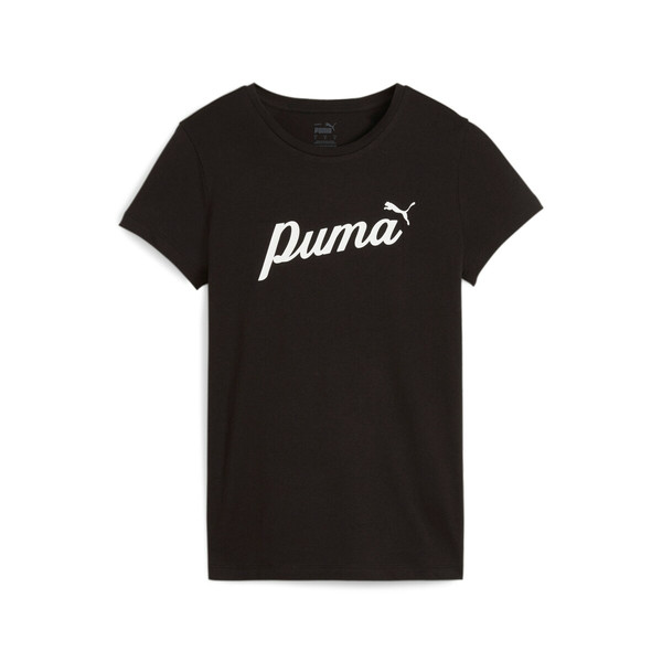 Tee-shirt noir ESS+BLOSSOM en coton Puma Mode femme