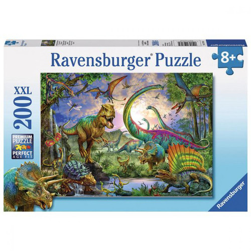 Puzzle 200 pièces XXL - Le royaume des dinosaures Ravensburger LES ESSENTIELS ENFANTS