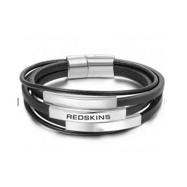 Bracelet Homme 285614 Noir Redskins Bijoux LES ESSENTIELS HOMME