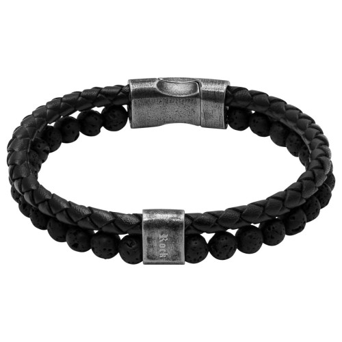 Rochet - Bracelet Noir HB562231 pour Homme - Rochet bijoux homme
