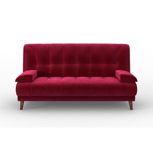 R by Rodier - Sofa 2 Places Convertible Clic-Clac ROMAN Rouge - R by Rodier