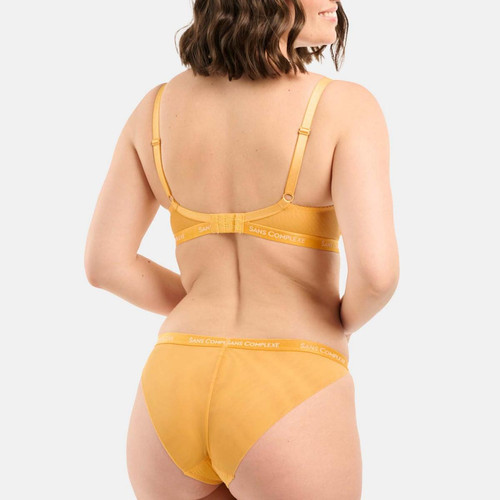 Slip dentelle jaune - Arum Trend Sans Complexe Mode femme