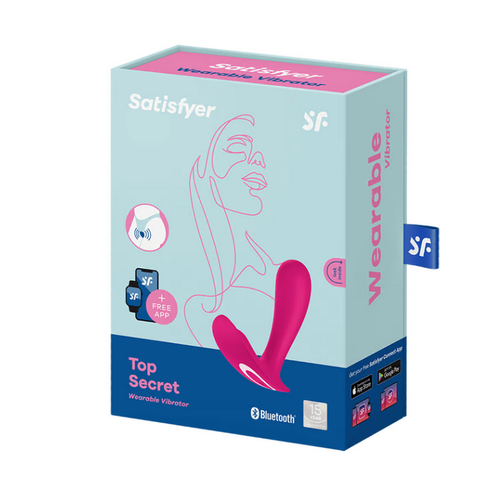 Satisfyer - Vibromasseur Top Secret + - Rose - Sextoys
