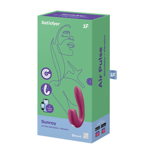 Satisfyer - Stimulateur clitoridien et Vibromasseur point G Sunray - Sextoys