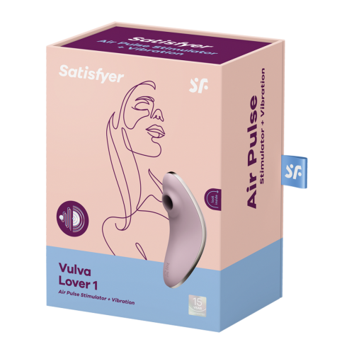Satisfyer - Vulva Lover Stimulateur Et Vibromasseur Satisfyer - Rose - Sextoys