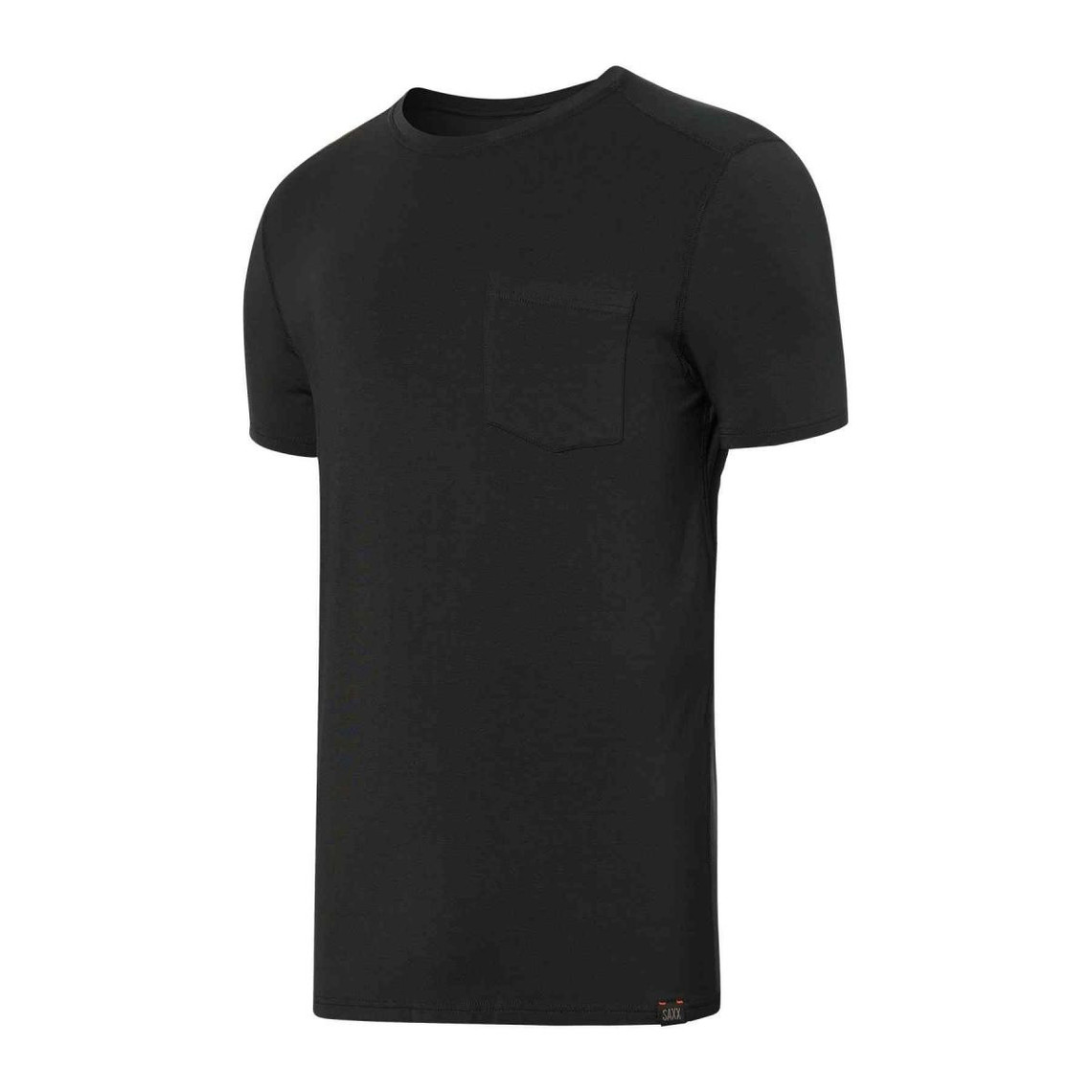 t-shirt col rond à manches courtes - noir saxx underwear co en coton modal