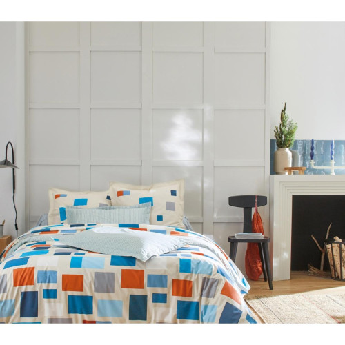 Scion - Drap de lit  Blocks Celadon - Linge de lit multicolore