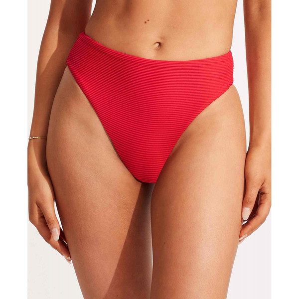 Culotte de bain taille haute - Rouge Seafolly  Seafolly Mode femme