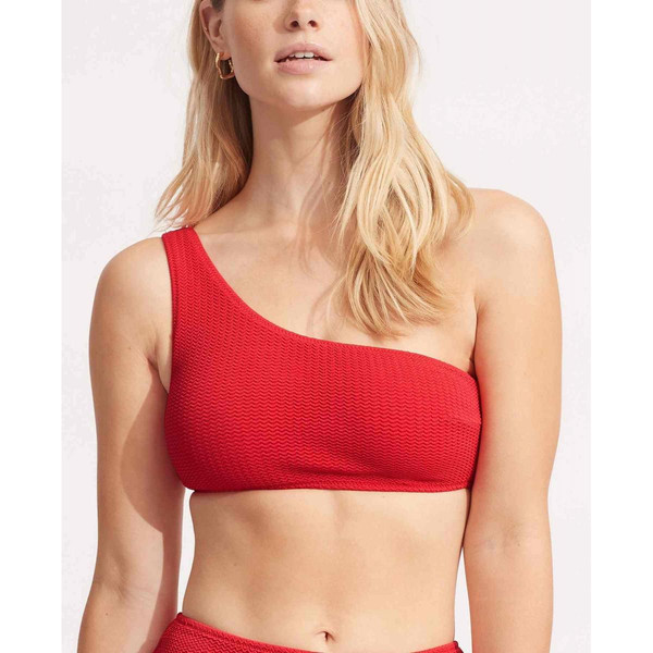 Haut de maillot de bain one shoulder - Rouge Seafolly  Seafolly Mode femme