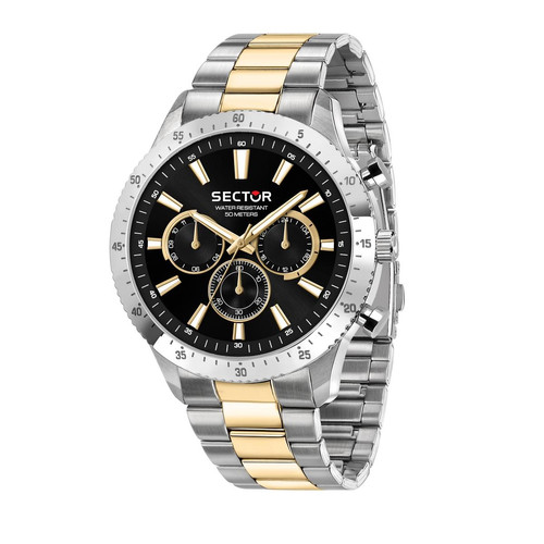 Sector - Montre pour homme 270 R325357802 avec bracelet en acier - Montre chronographe