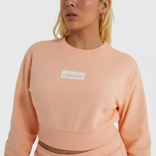 Ellesse Vêtements - Sweatshirt femme DUESWEA orange - Ellesse Vêtements pour femme
