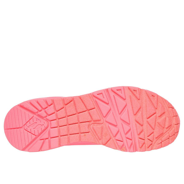 Baskets femme UNO - STAND ON AIR corail Skechers
