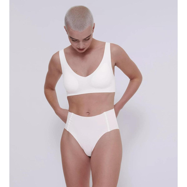 Bralette sans armatures  blanc à col V Sloggi Mode femme