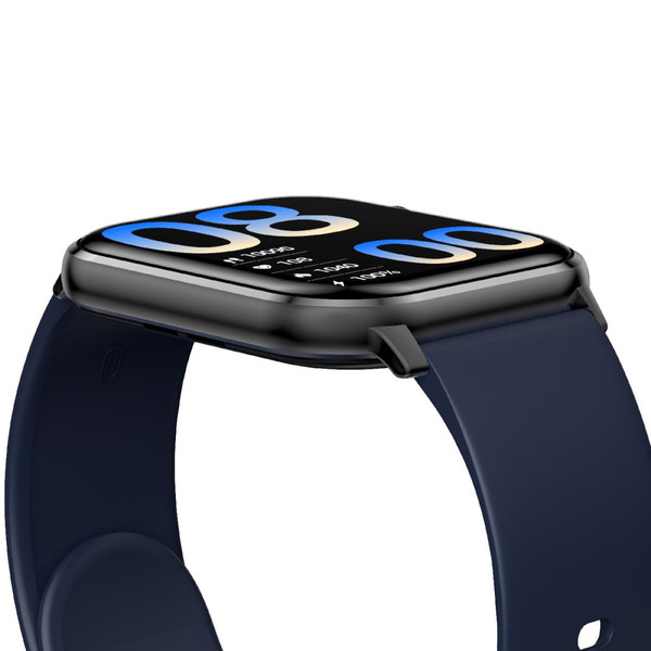 Montre connectée mixte SW043C avec bracelet en silicone bleu Bleu Smarty Mode femme