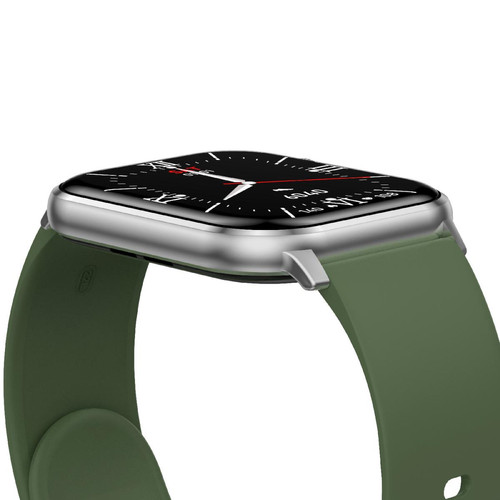 Montre connectée mixte SW043F avec bracelet en silicone vert Vert Smarty Mode femme