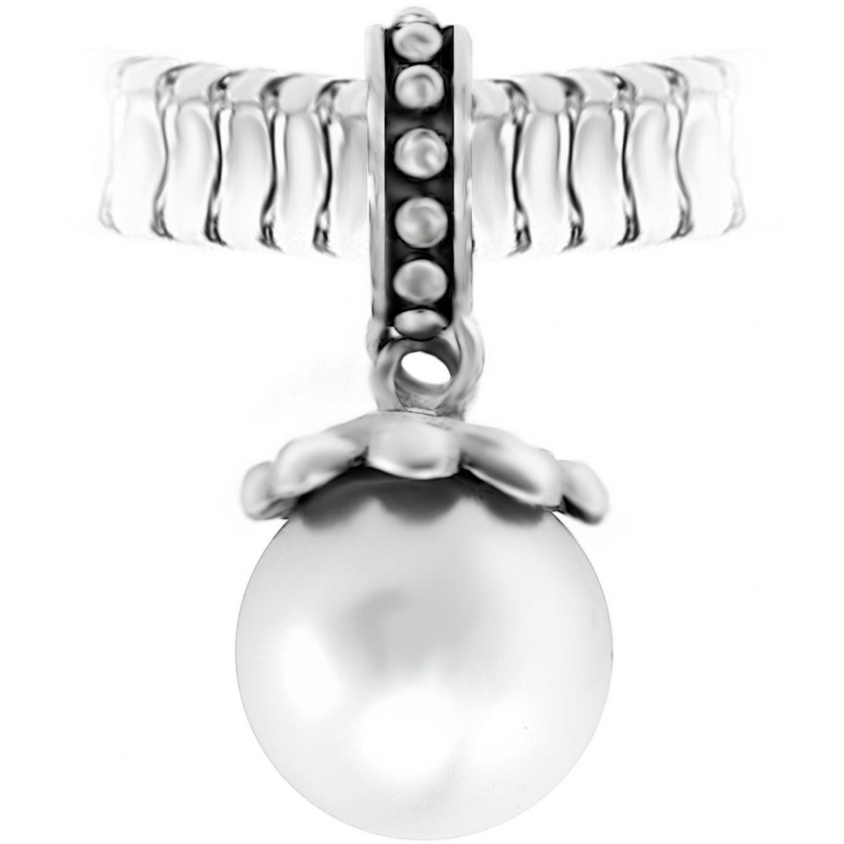 Charm perle orné de cristaux et perle nacrée par SC Crystal
