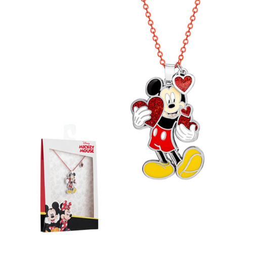 Collier et pendentif Femme Mickey - So Charm Disney  Rouge Disney Mode femme