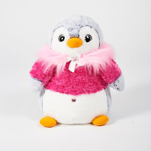 Soft Friends - Peluche Pingouin Glitter 45 cm - Peluches