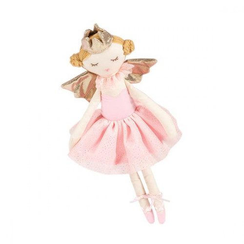 Soft Friends - Poupée ange rose et or 35 cm - Poupons et poupées