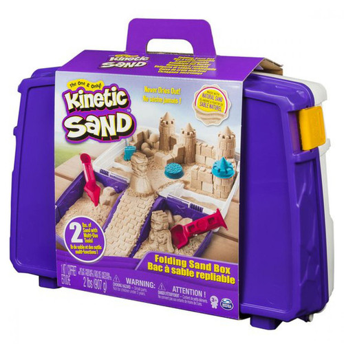 Spin Master - Mallette d'activités 900 g Kinetic Sand - Dessin, peinture et modelage