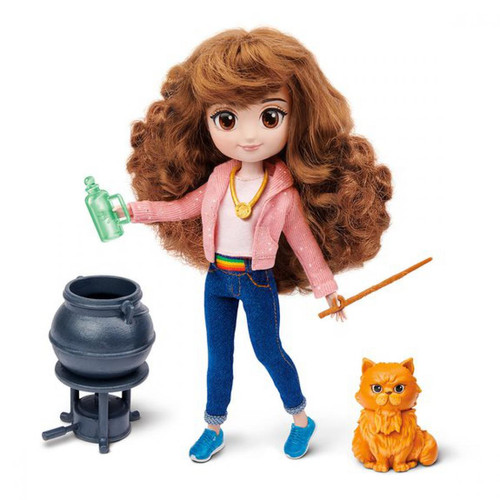 Spin Master - Poupée deluxe Hermione Granger 20 cm et ses accessoires - Poupons et poupées