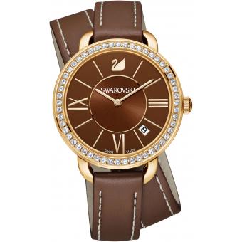 Swarovski montres - Montres Swarovski  Aila 5160730 - Montre femme bracelet cuir