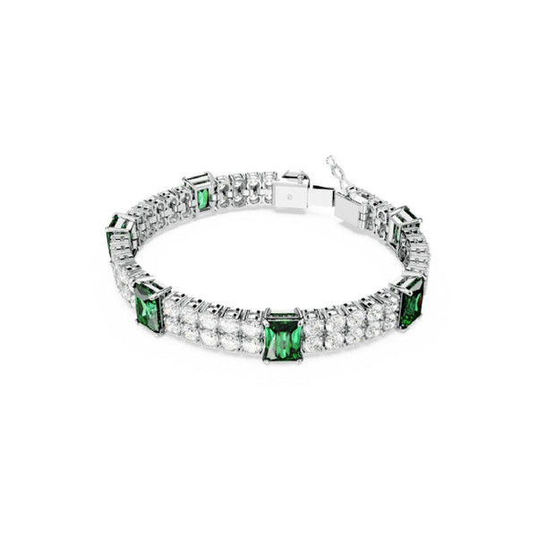 Bracelet Femme 5666163 Green Stones GRE/RHS M - Matrix TB L Swarovski