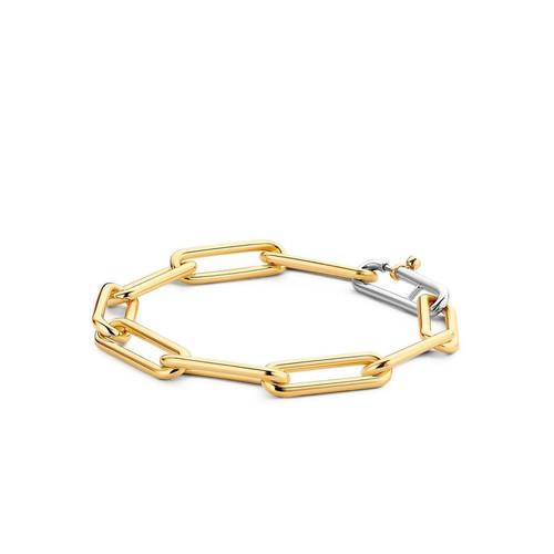 Bracelet Ti Sento 2926SY - argent doré grandes mailles rectangulaires Femme Ti Sento Mode femme