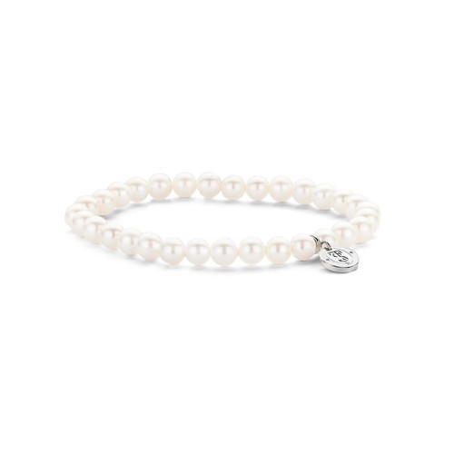 Ti Sento - Bracelet Ti Sento   2670PW - Bracelet Perles Nacrées Blanches Argent - Bracelet femme
