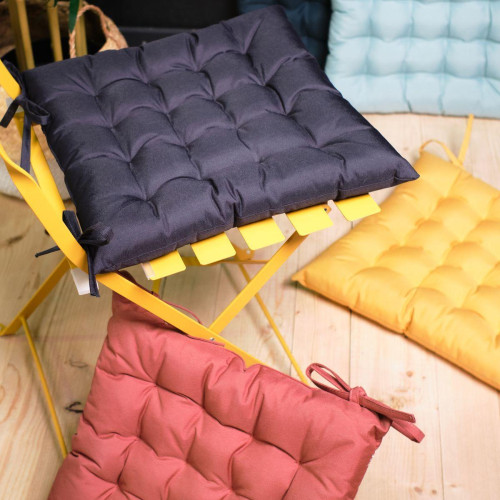 Today - Assise Matelassée SPIRIT GARDEN 40 x 40 cm en polyester Celadon - Galette de chaise