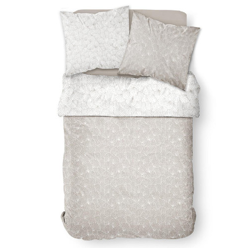 Today - Parure de lit 2 personnes Coton Zippée Imprimé Mawira Eden - Parures de lit coton
