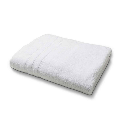 Today - Serviette de Toilette Premium Coton 50 x 90 cm Uni Chantilly - Serviettes draps de bain blanc