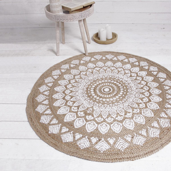 Tapis rond Beige Today